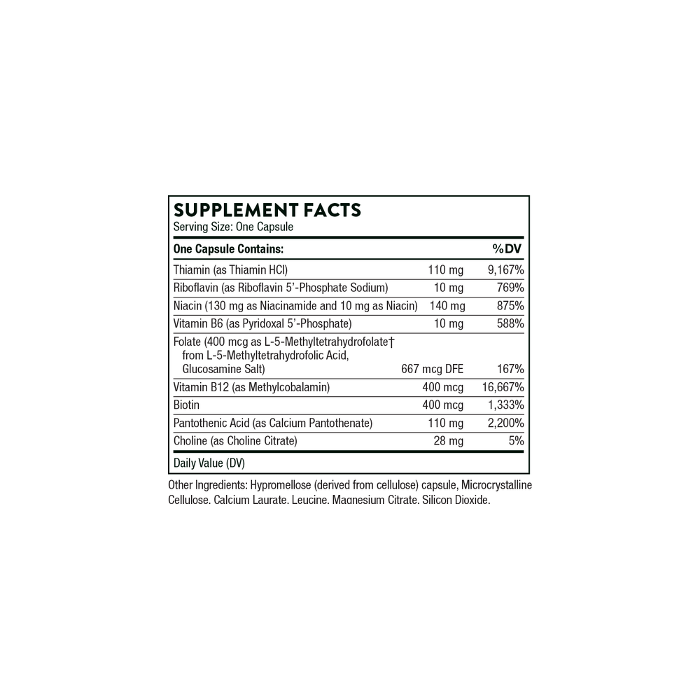 Basic B Complex - 60 Capsules | Thorne