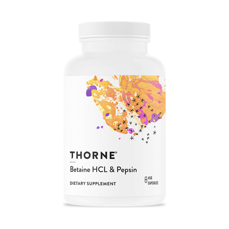 Betaine HCl/Pepsine - 450 Capsules | Thorne