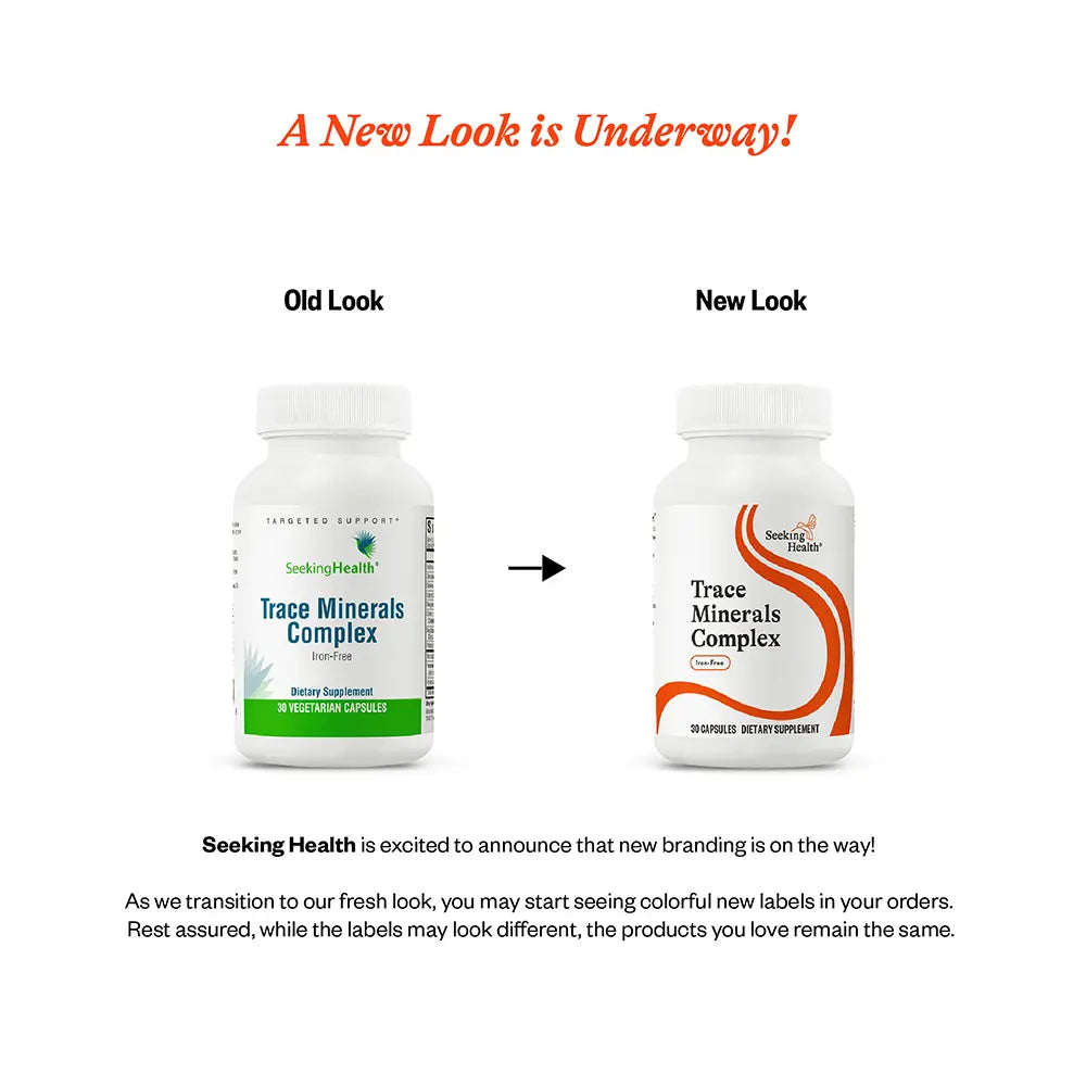Trace Minerals Complex (Iron Free) - 30 Capsules | Seeking Health