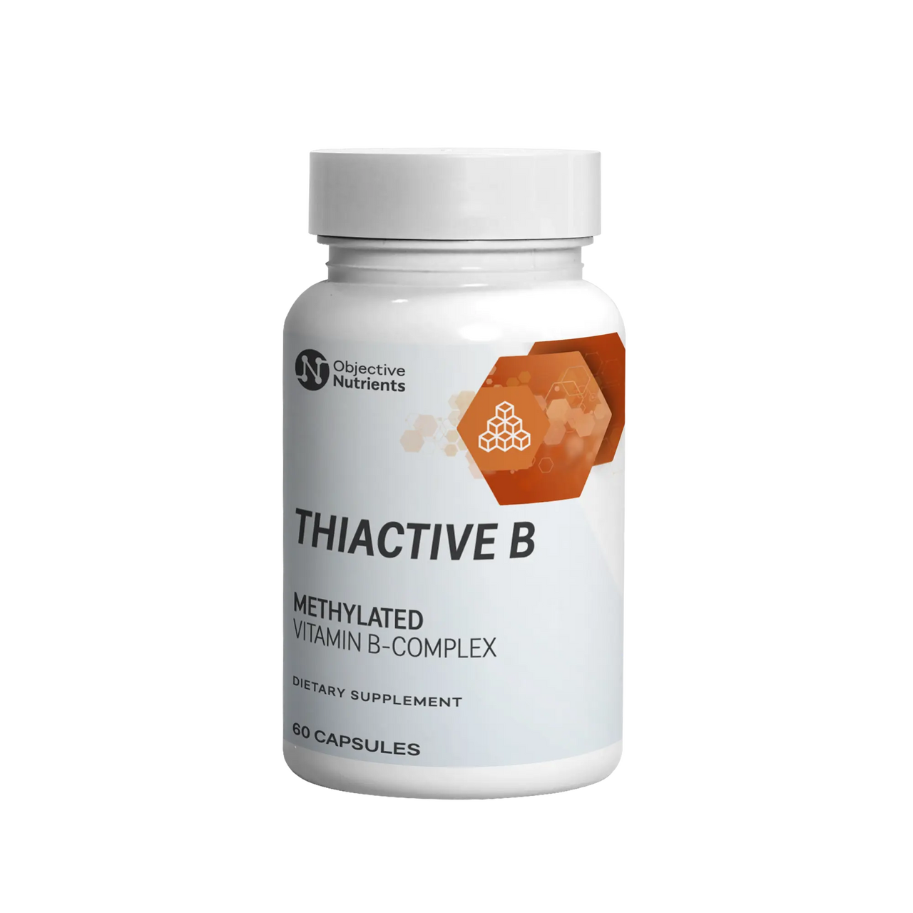 Complexul B Methylated ThiActiv - 60 capsule | Objective Nutrients