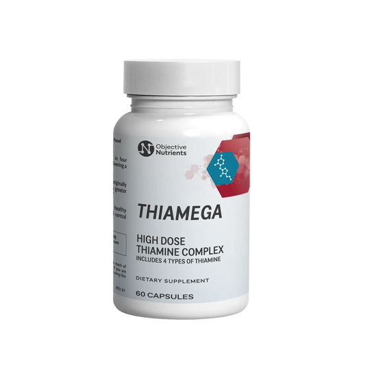 Thiamega Hochdosis Thiaminkomplex - 60 Kapseln | Objective Nutrients
