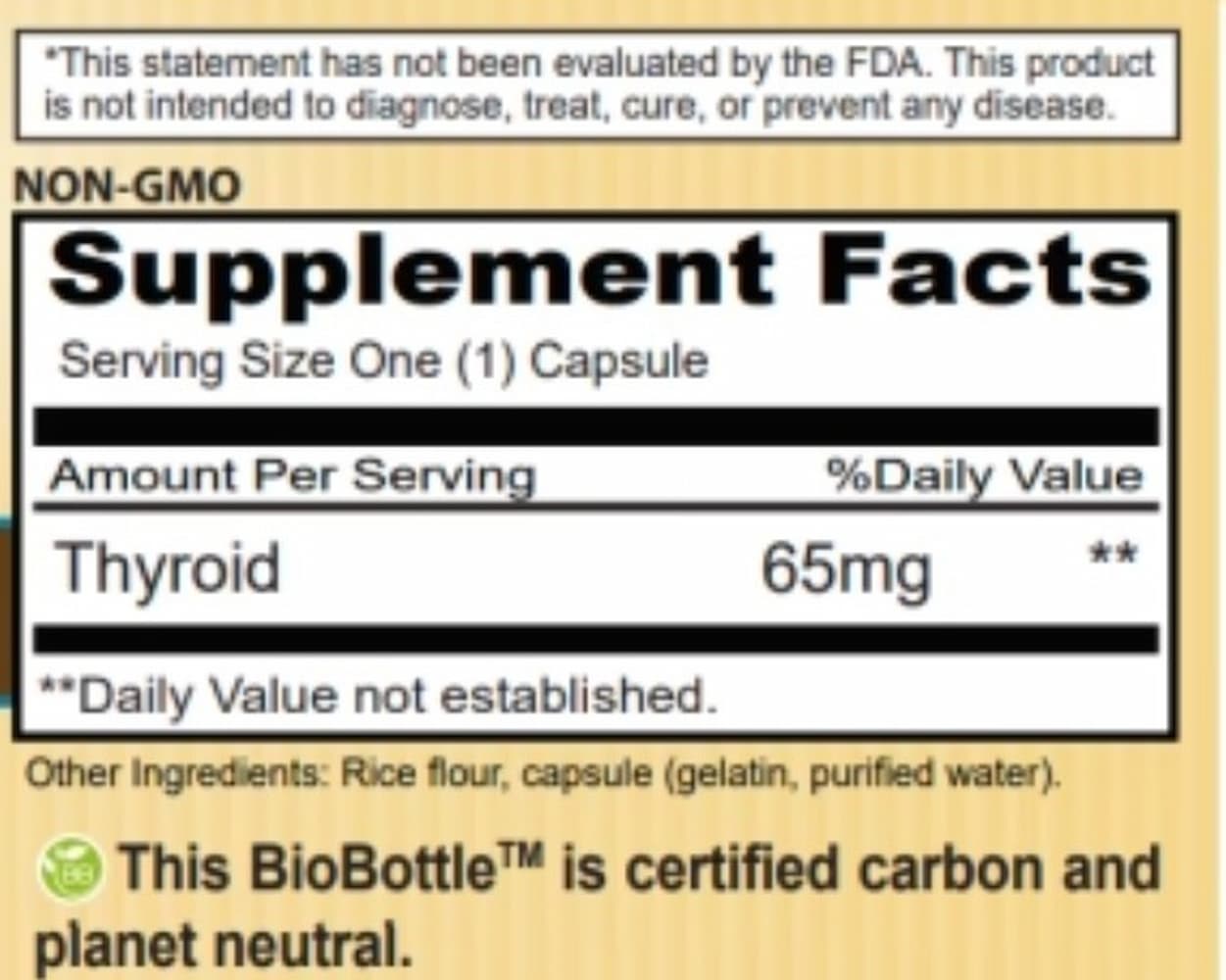 Thyroid 32.5 - 90 capsules| Priority One