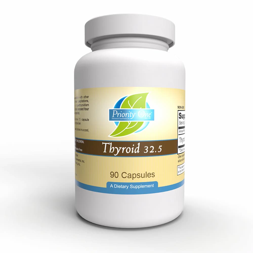 Thyroid 32.5 - 90 capsules| Priority One