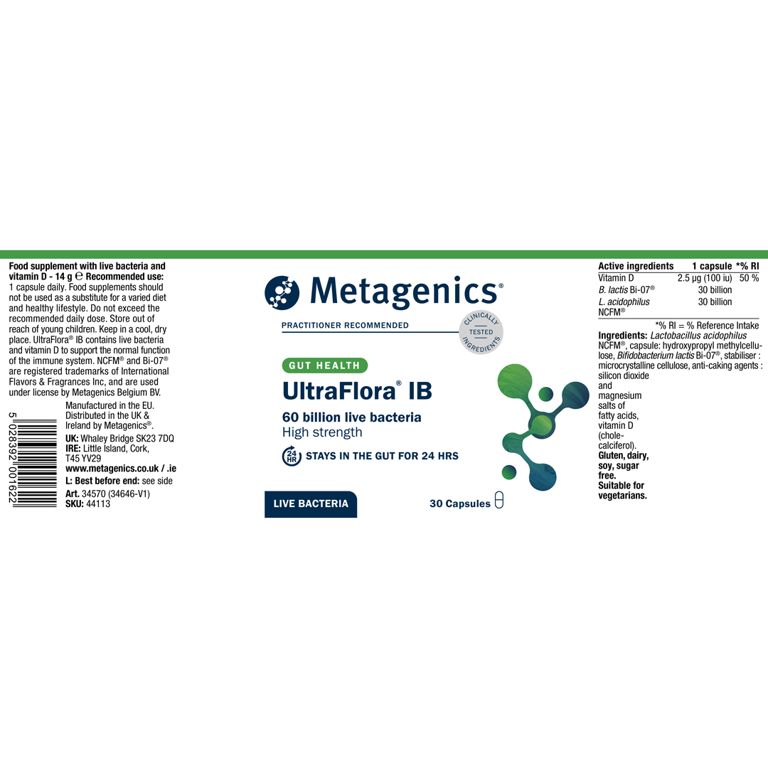 UltraFlora IB - 30 Capsules | Metagenics