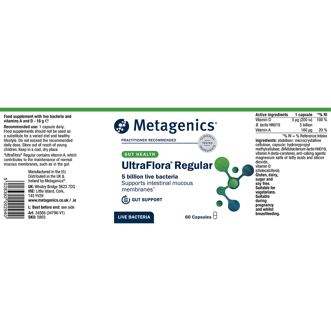 UltraFlora Regular – 60 capsules | Metagenics