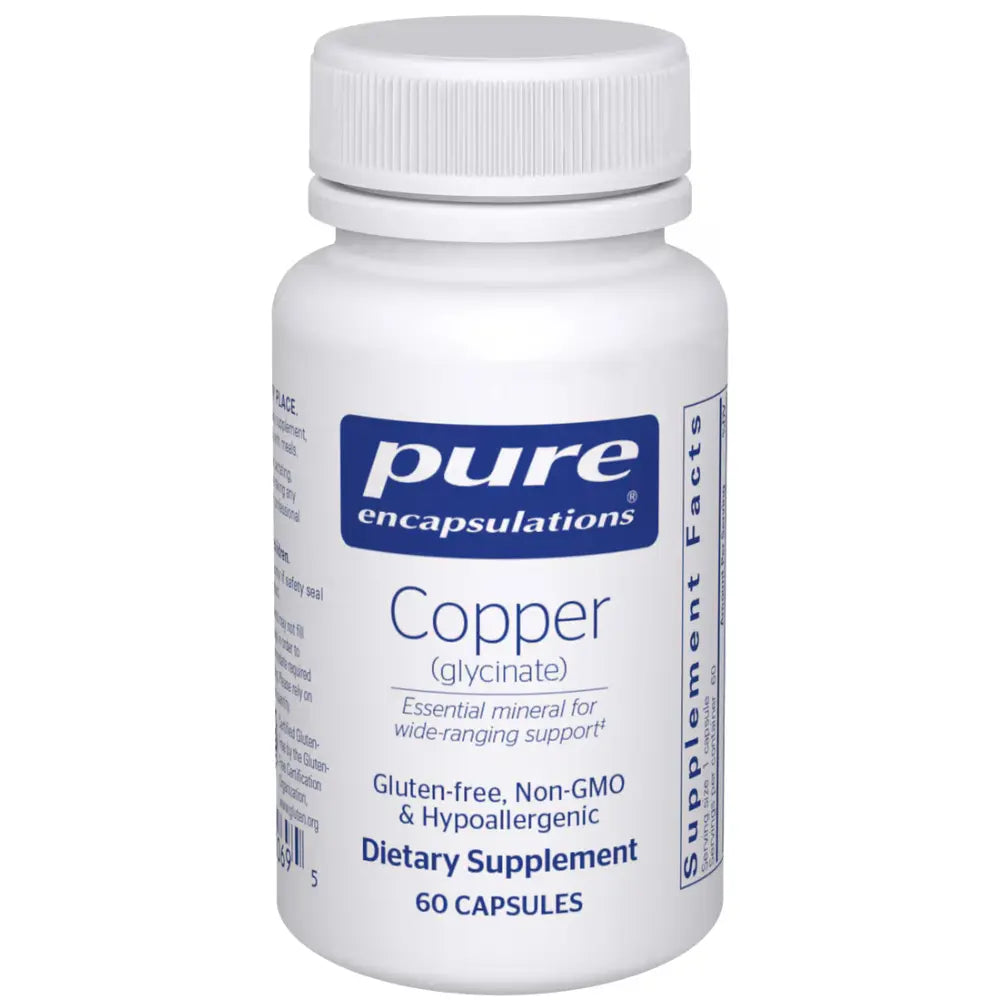 Copper Glycinate - 60 Capsules | Pure Encapsulations