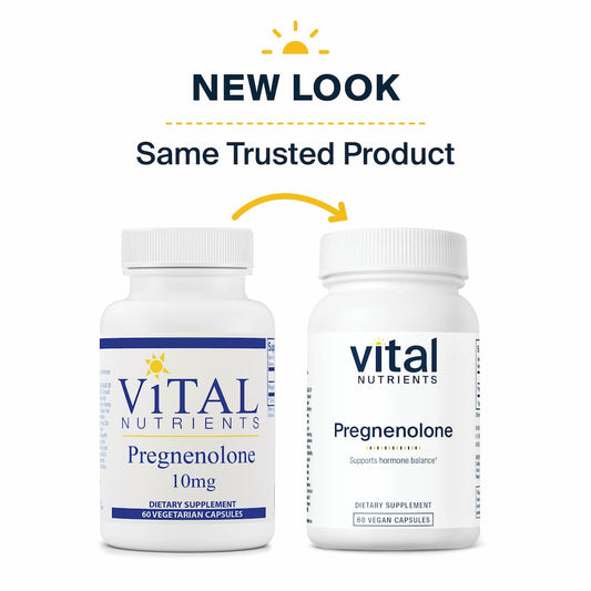 Pregnenolone 10mg - 60 Capsules | Vital Nutrients