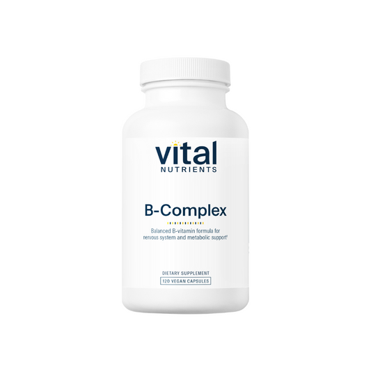 B kompleks | 120 Kapsler | Vital Nutrients