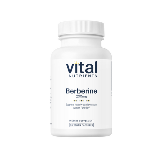 Berberine 200mg - 60 Capsules | Vital Nutrients