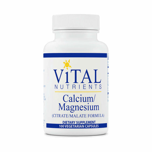 Calcium/Magnesium (Citrat & Malat) | 100 Kapsler | Vital Nutrients