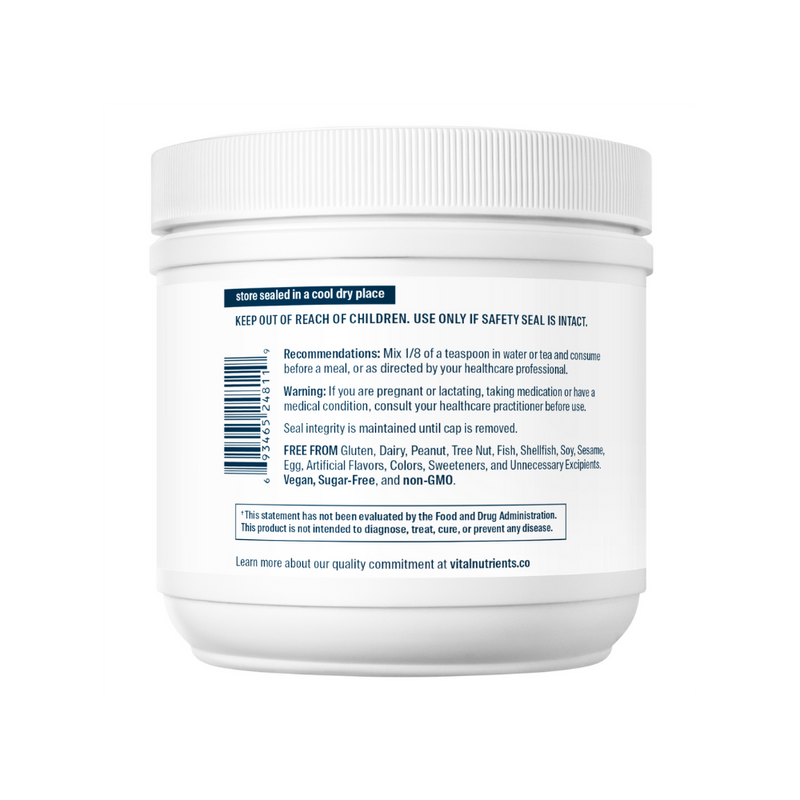 DGL Pulver (Deglycyrrhizineret Lakrids) | 120g | Vital Nutrients