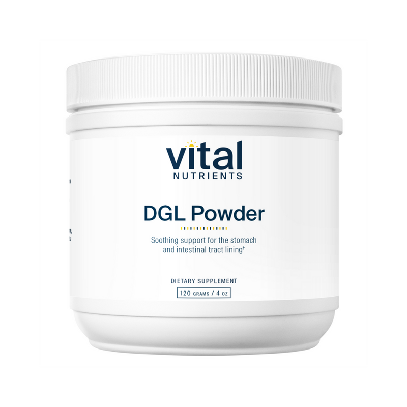 Pulbere DGL (Licorice Deglycyrrhizinated) | 120g | Vital Nutrients