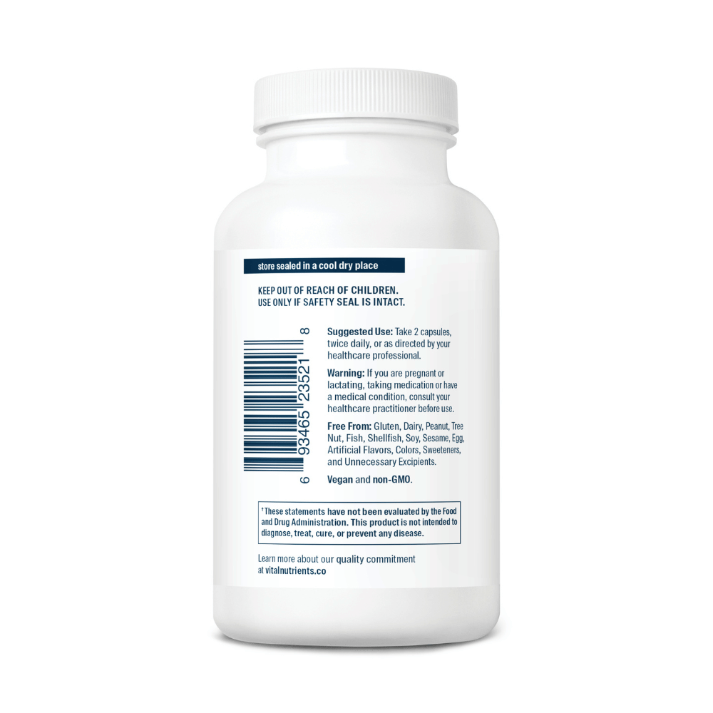 Soutien hépatique - 60 capsules | Vital Nutrients