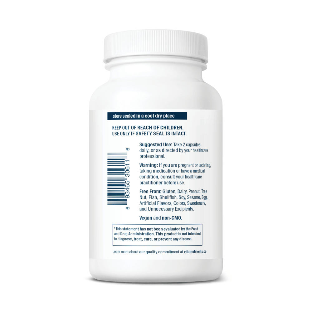 Magnesium (Glycinate/Malate) 120mg - 100 Capsules | Vital Nutrients