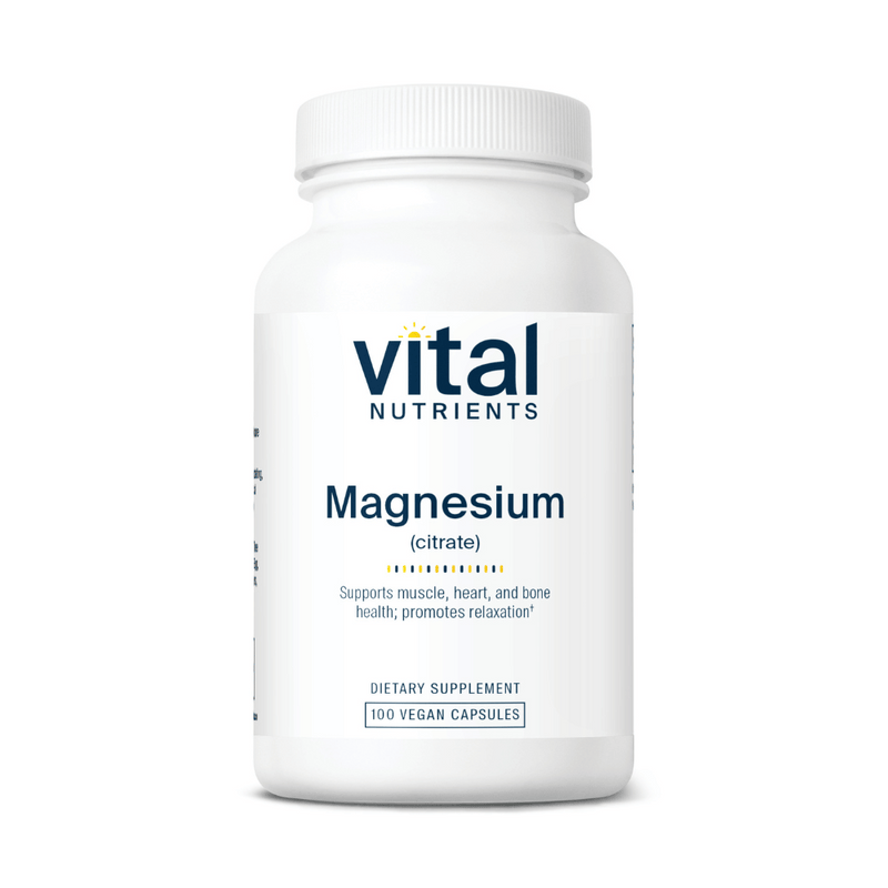 Magnesium Citraat 150mg - 100 Capsules | Vital Nutrients