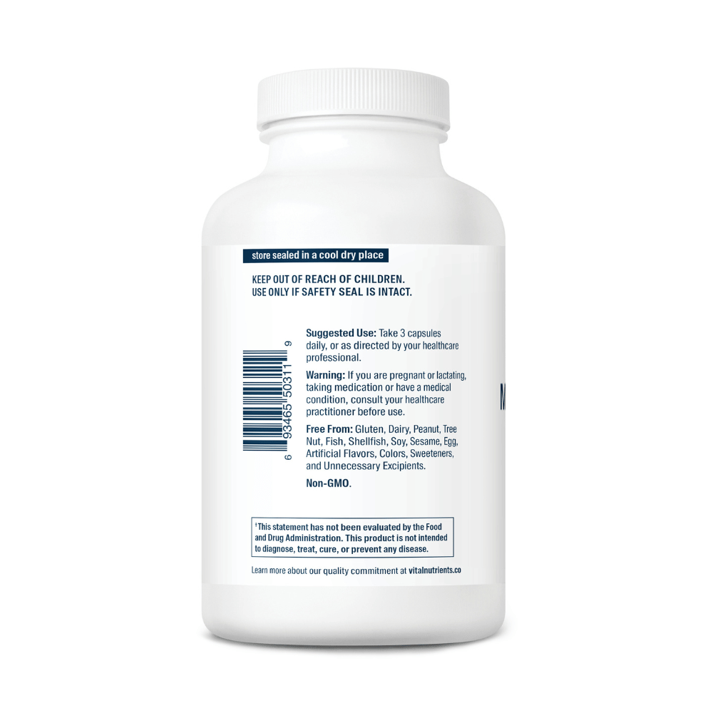 Multi-Nutrients (No Iron or Iodine) - 180 Capsules | Vital Nutrients