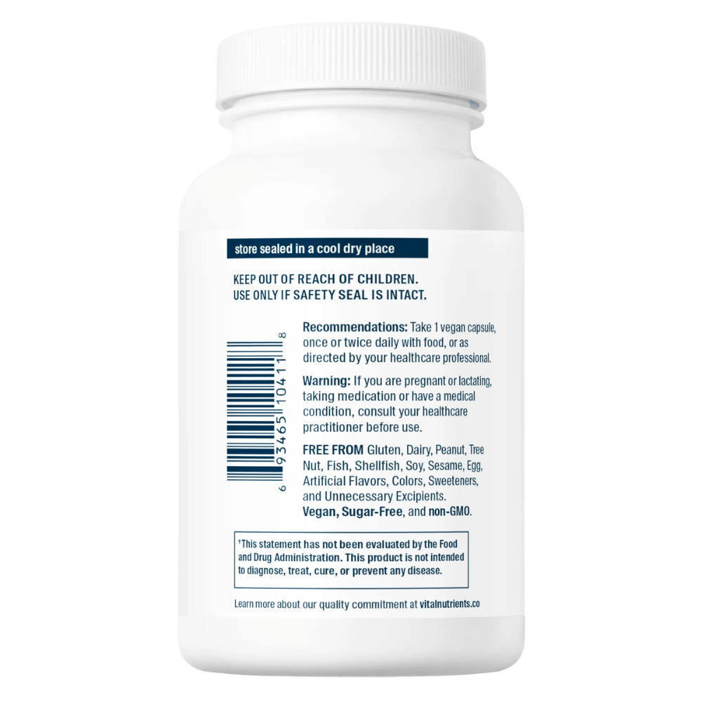 N-Acétyl-L-Cystéine (NAC) 600mg - 200 capsules | Vital Nutrients