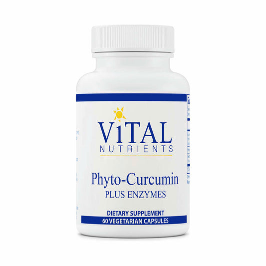 Phyto-Curcumin Plus Enzymer | 60 Kapsler | Vital Nutrients