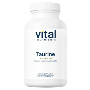 Taurine | 1000mg | 120 Capsules| Vital Nutrients | Supplement Hub