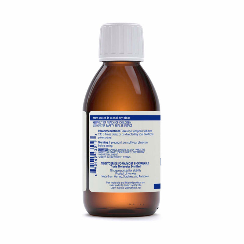 Ultra Pure Fish Oil 1400 | Aroma de lamaie | 200ml | Vital Nutrients
