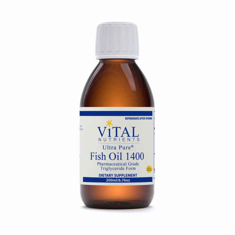 Ultra Pure Fish Oil 1400 - Zitronengeschmack - 200ml | Vital Nutrients