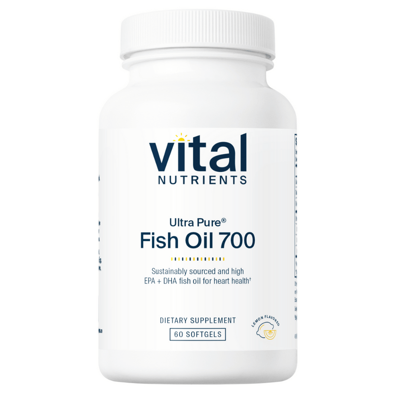 Ultra Pure Fish Oil 700 | 60 Softgels | Vital Nutrients