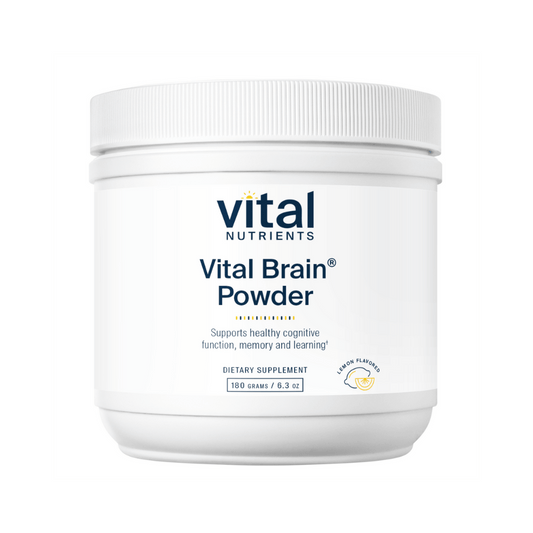 Vital Brain Powder (Lemon Flavour) - 180g | Vital Nutrients