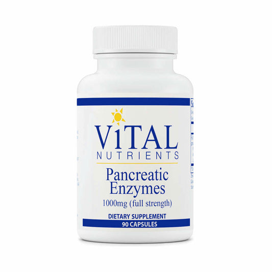 Pancreatic Enzymes 1000mg (Full Strength) - 180 Capsules | Vital Nutrients