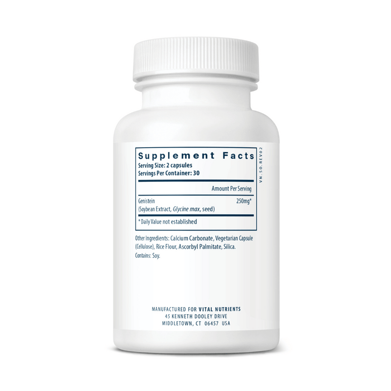 Genistein - 125mg - 60 Capsules | Vital Nutrients