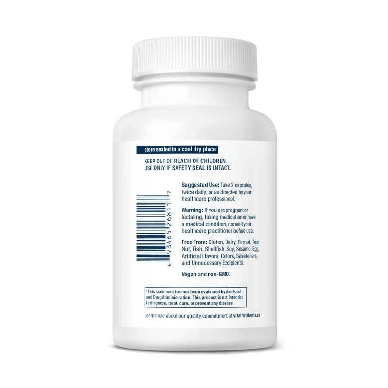 Genistein - 125mg - 60 Capsules | Vital Nutrients