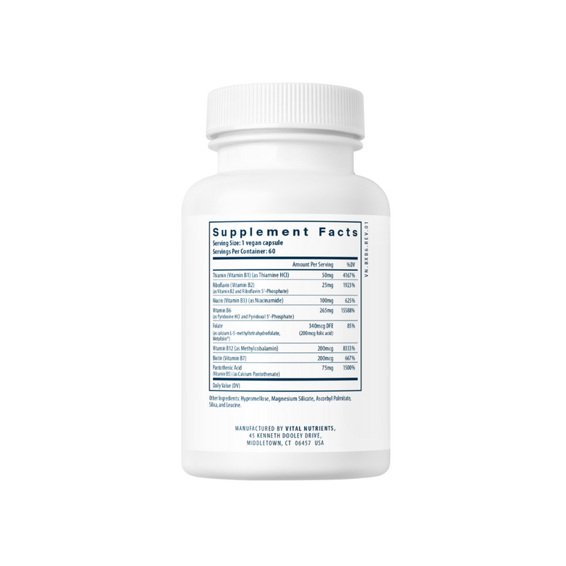 B6 + B Complex - 60 Capsules | Vital Nutrients