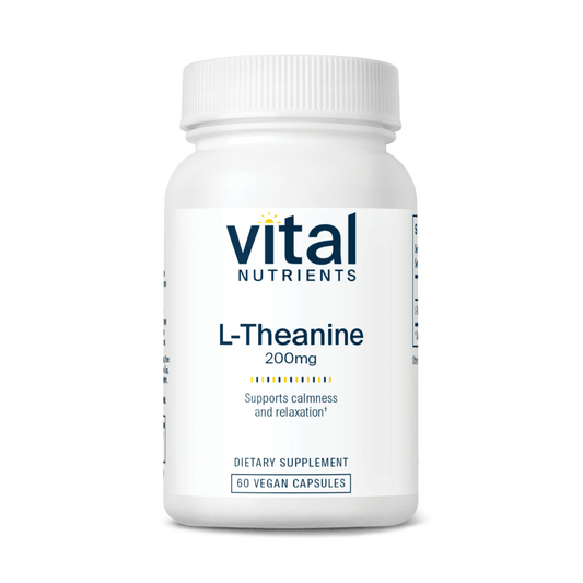 L-Theanine 200mg - 60 Capsules | Vital Nutrients