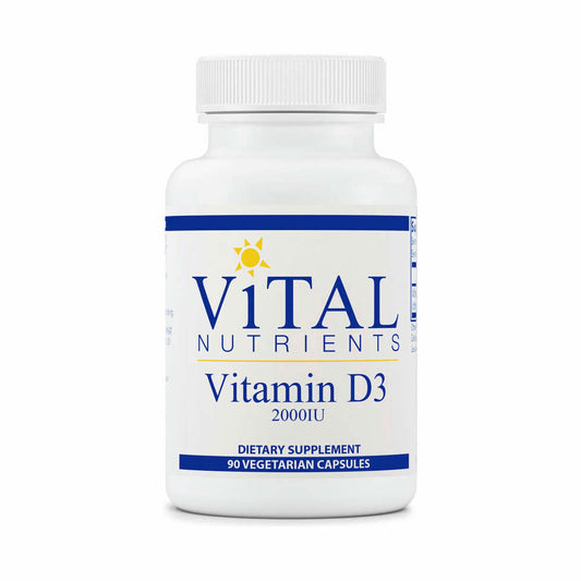 Vitamin D3 2,000 IU - 90 Capsules | Vital Nutrients