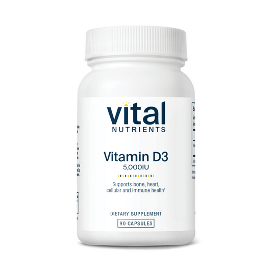 D3-vitamin | 5.000 IE | 90 Kapsler | Vital Nutrients