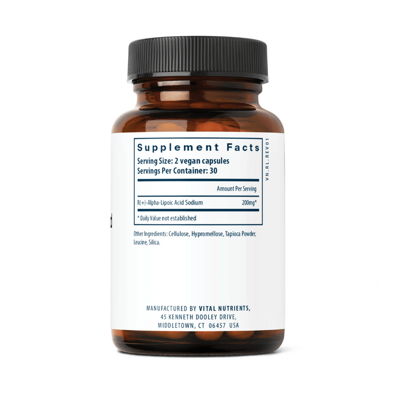 R-Form + Liponzuur  200mg - 60 Capsules | Vital Nutrients