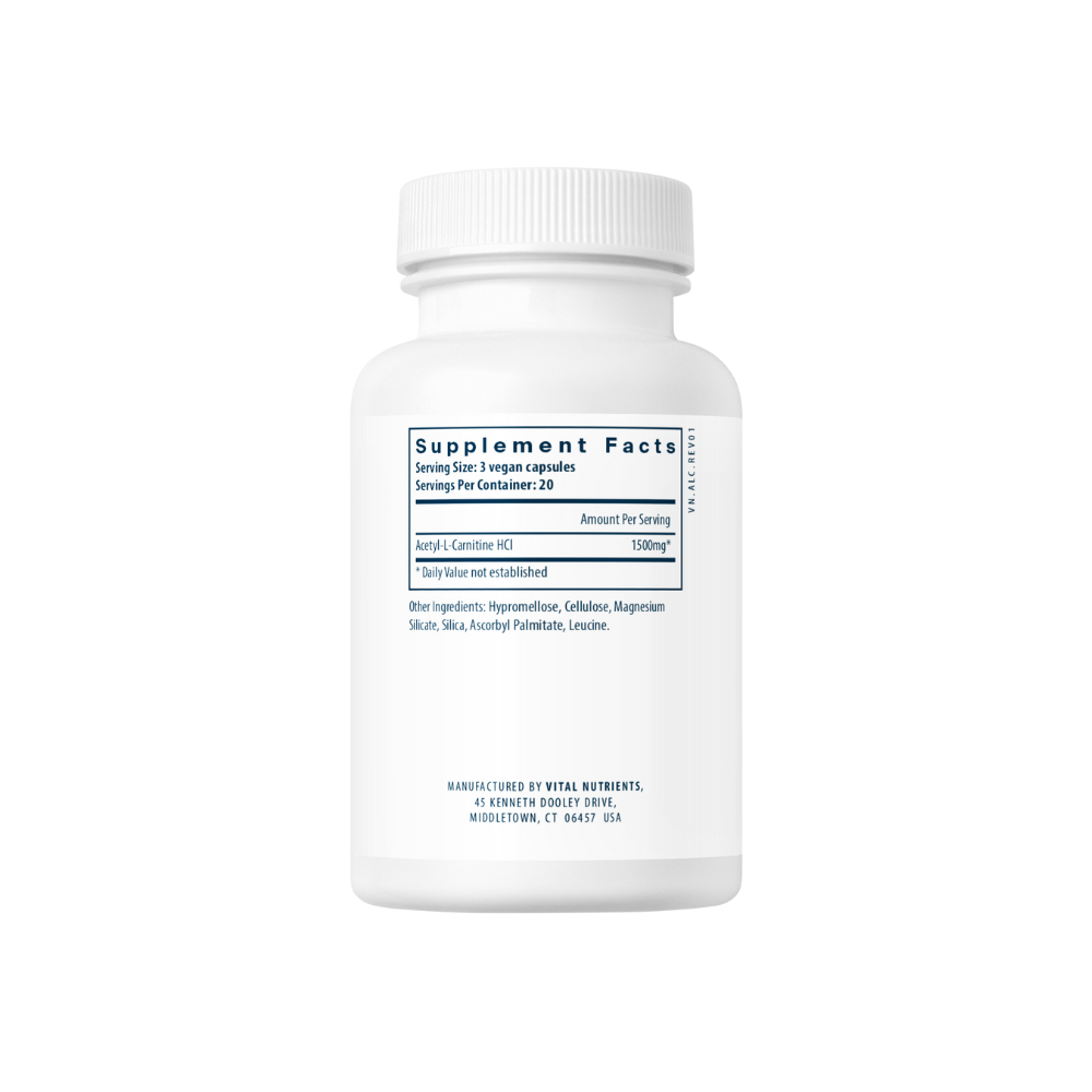 Acetyl L-Carnitin 500mg - 60 Kapseln | Vital Nutrients Supplement Hub Global Acetyl L-Carnitin 500mg - 60 Kapseln | Vital Nutrients Supplement Hub Global