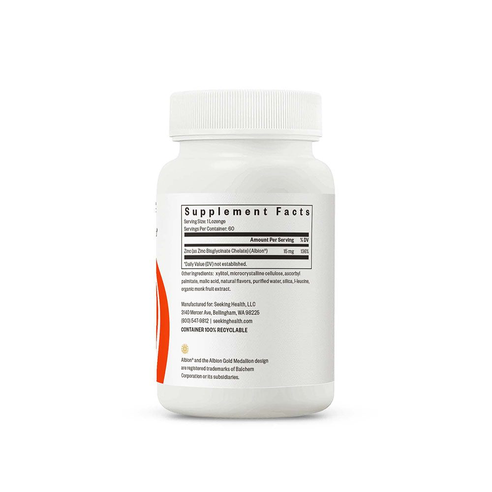 Optimal Zinc - 60 Lozenges | Seeking Health