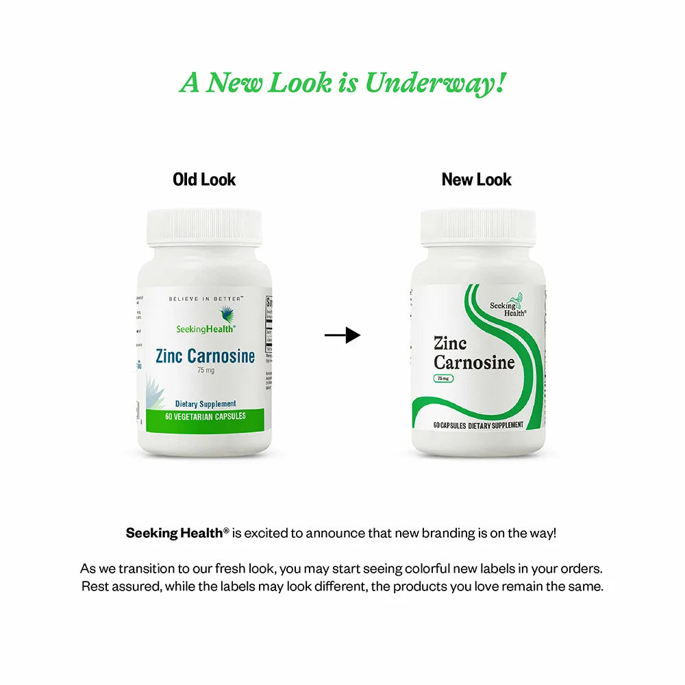 Zinc Carnosine - 60 Capsules | Seeking Health