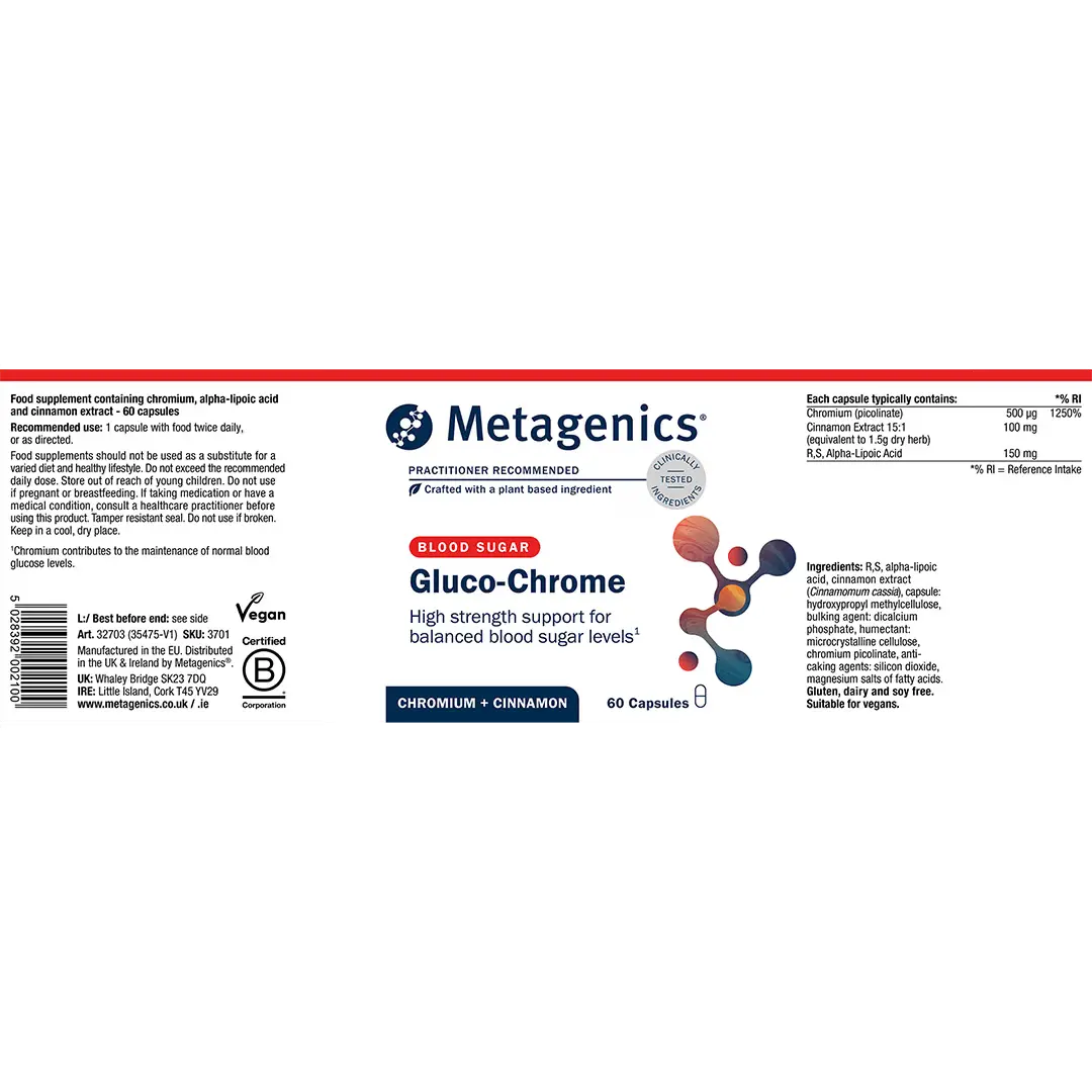 Gluco-Chrome - 60 Kapsler | Metagenics