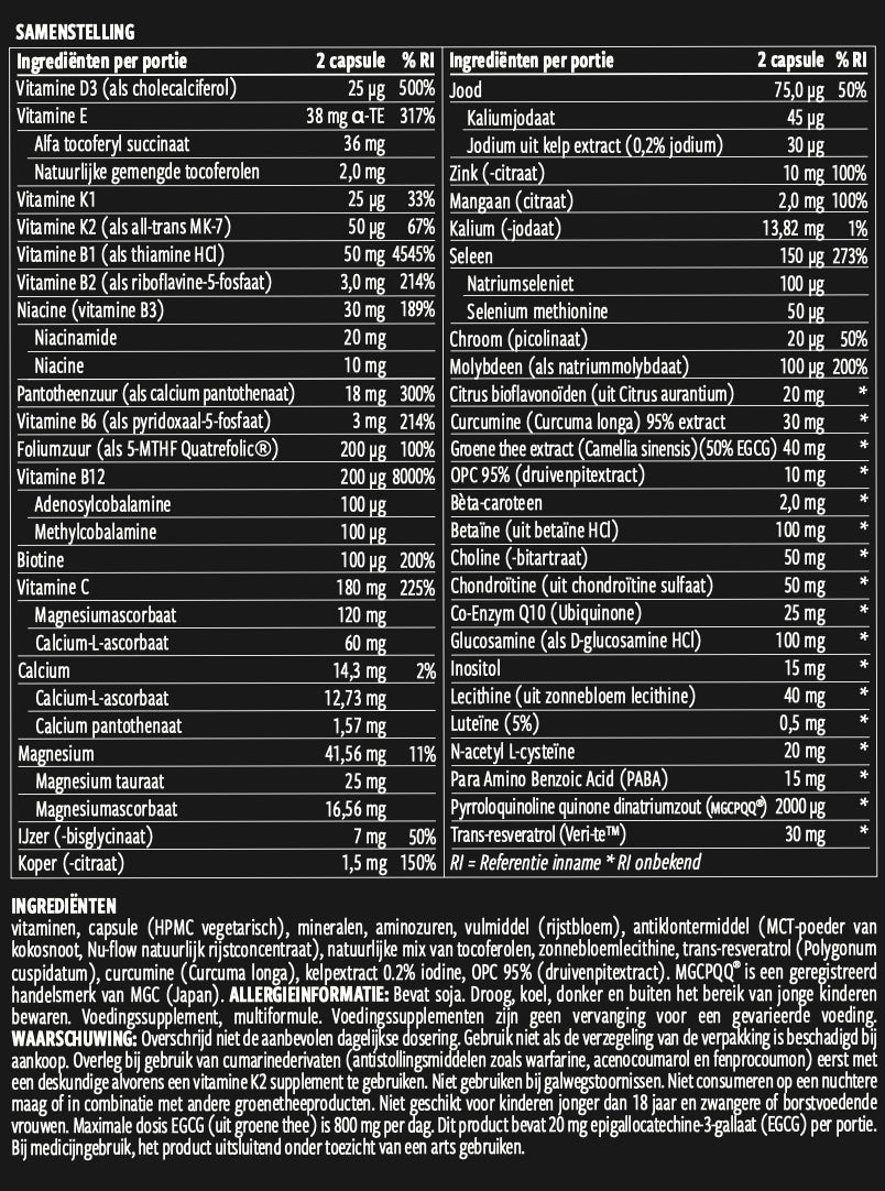 Dagelijkse basisbehoeften - 60 capsules | NoordCode