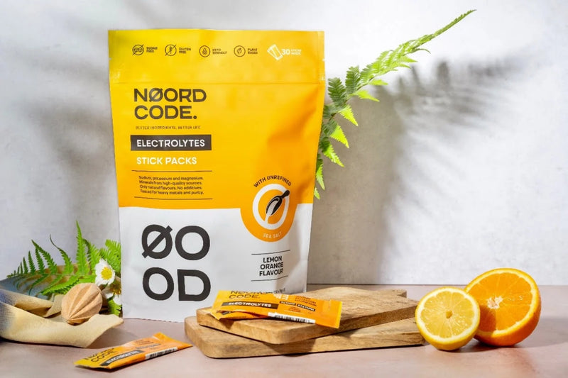 Elektrolyten Citroen Sinaasappel - 30 Stickpacks | NoordCode