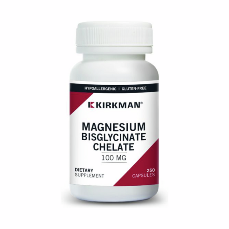 Magnesium Bisglycinat Chelat | 250 Kapsler | Kirkman Labs