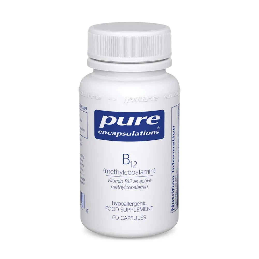 B12 Methylcobalamin - 60 Capsules | Pure Encapsulations