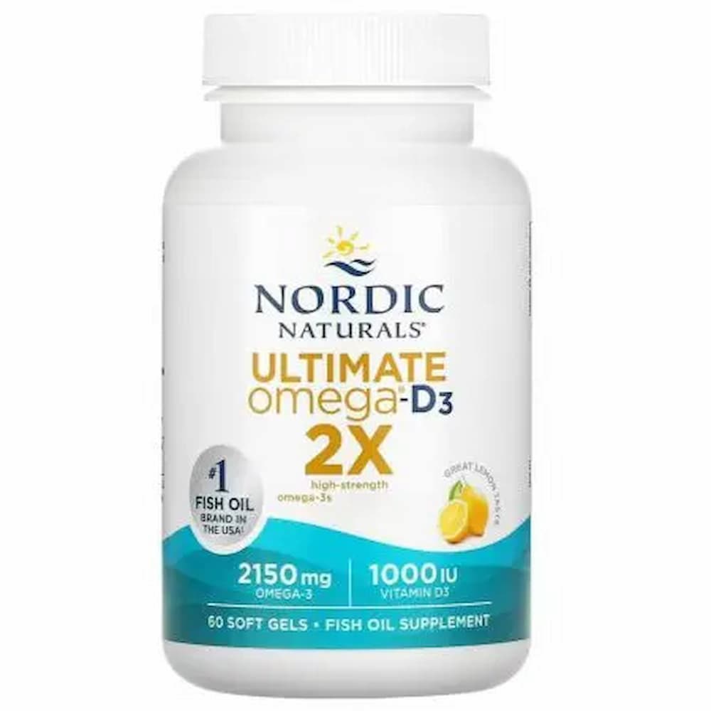Ultimate Omega 2X, lemon - 60 softgels | Nordic Naturals