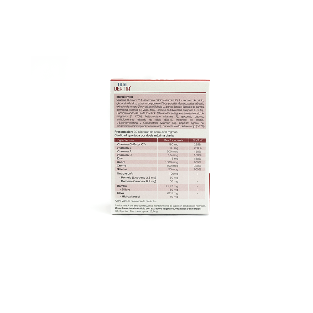 Nuaderma - 30 capsules | Nua Biological