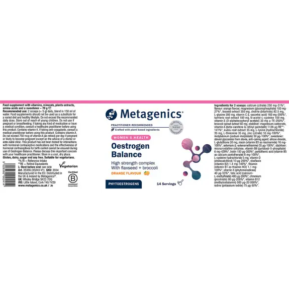Oestrogen Balance - 120g | Metagenics