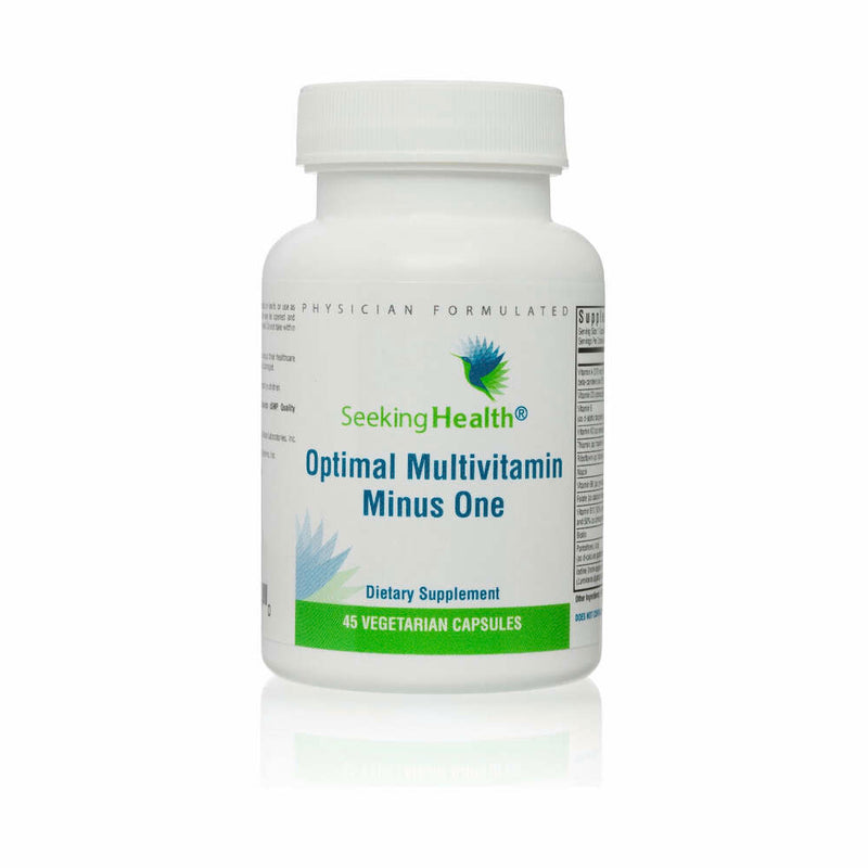 Optimal Multivitamin Minus One | 45 Capsule | Seeking Health