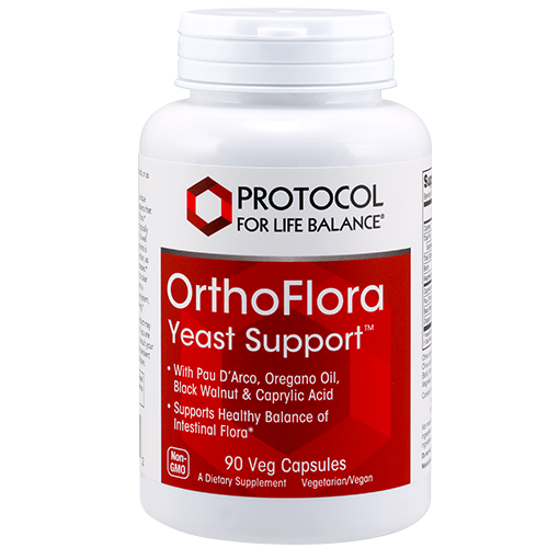 OrthoFlora Yeast Support - 90 capsules | Protocol for Life Balance