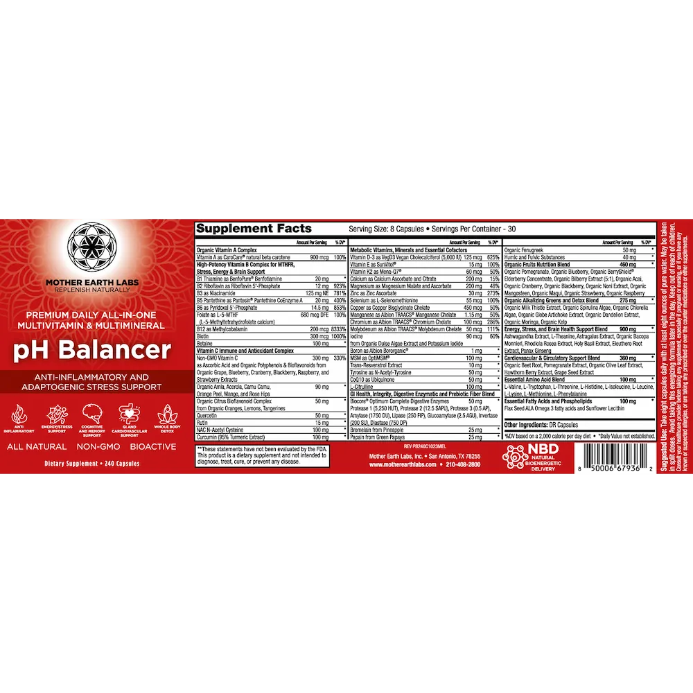 pH Balancer - 946ml | Mother Earth Labs Inc