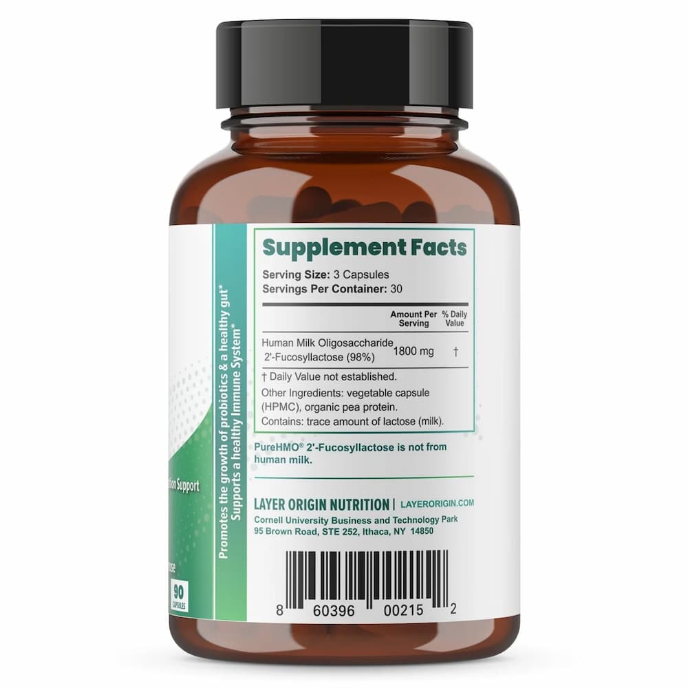 PureHMO® Human Milk Oligosaccharide Super Prebiotic Capsules - 90 capsules | Layer Origin